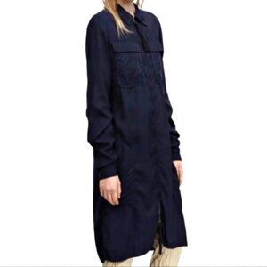 Acne Studios - Silk Like Utility Zipper Midi Dress (Designer EU 38)